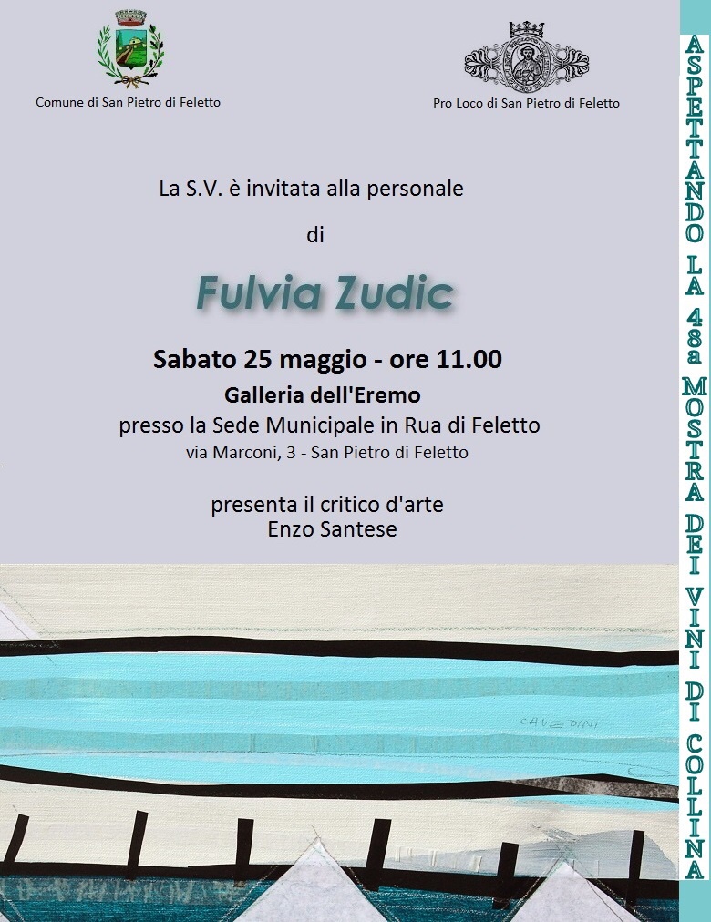 , Mostra personale di Fulvia Zudič a Feletto (TV), Italijanska skupnost Giuseppe Tartini Piran