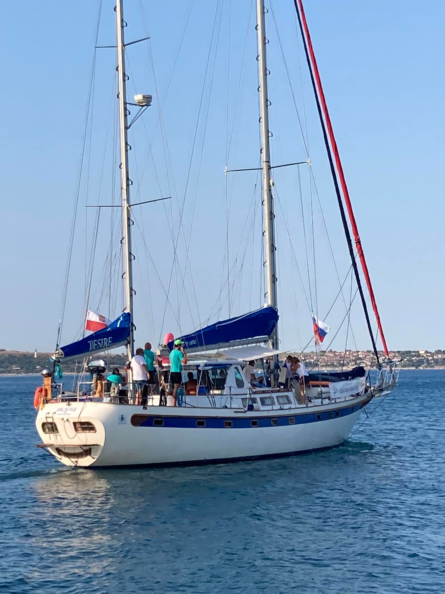 , Partenza dal molo di Pirano di Daniele Scarpa e il suo team, Comunita degli Italiani Giuseppe Tartini Pirano