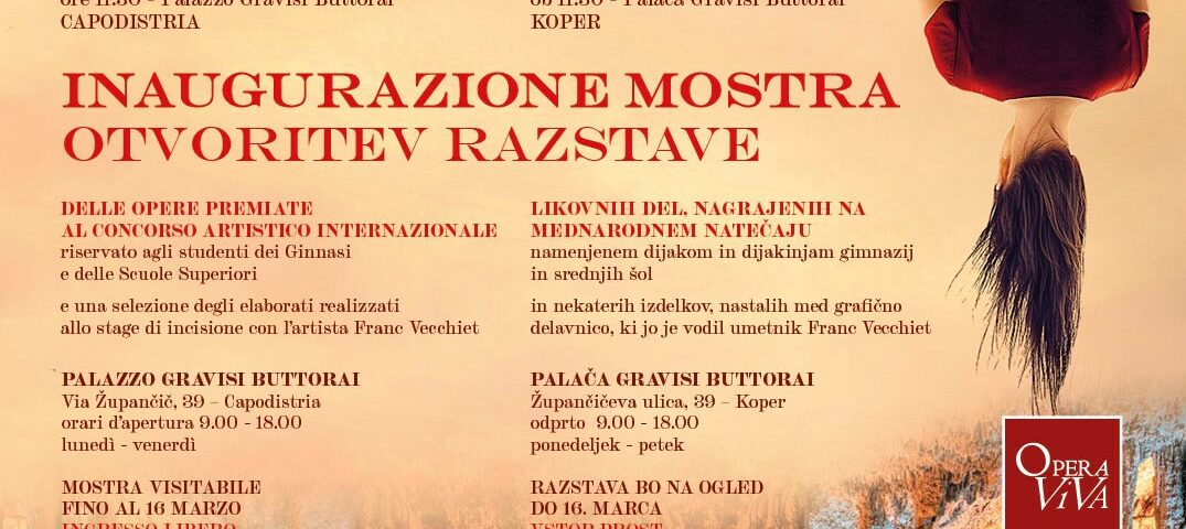 , Otvoritev razstave Tokrat je na sceni &#8230;, Italijanska skupnost Giuseppe Tartini Piran