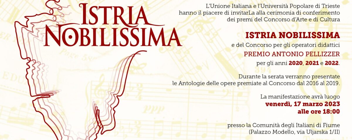 , Cerimonia di conferimento dei premi del Concorso Istria Nobilissima, Comunita degli Italiani Giuseppe Tartini Pirano