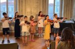 , Foto: Saggio degli allievi del corso di violino, Comunita degli Italiani Giuseppe Tartini Pirano