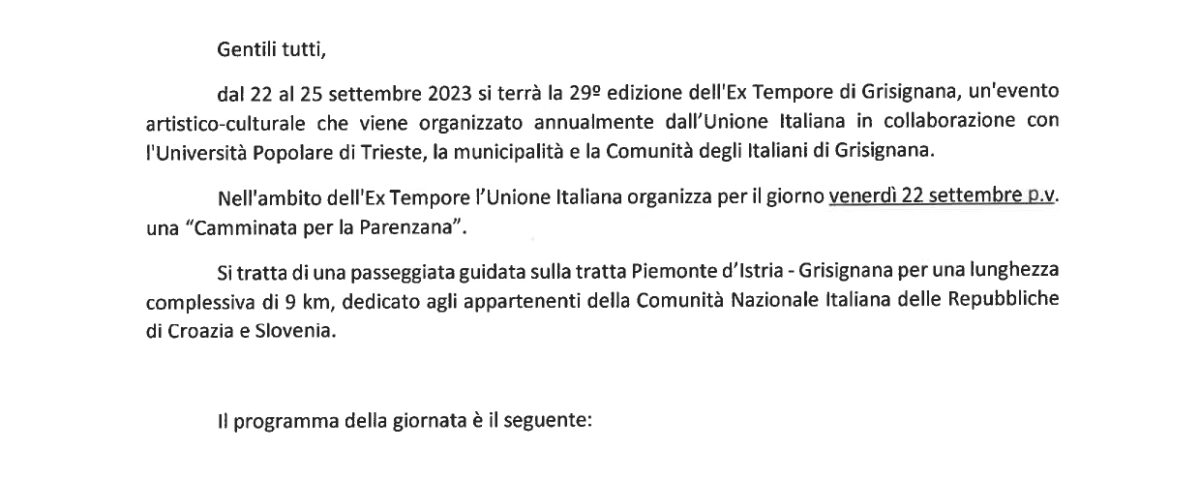 , Ex Tempore 2023 &#8211; Sprehod po Parenzani, Italijanska skupnost Giuseppe Tartini Piran