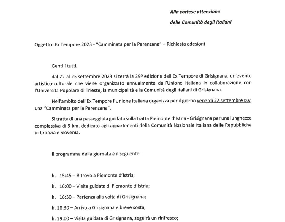 , STORIA E PATRIMONIO CULTURALE, Comunita degli Italiani Giuseppe Tartini Pirano