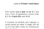 , Appuntamenti e novità in programma ad aprile, Comunita degli Italiani Giuseppe Tartini Pirano