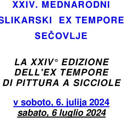 , INVITO &#8211; Extempore di pittura a Sicciole, Comunita degli Italiani Giuseppe Tartini Pirano