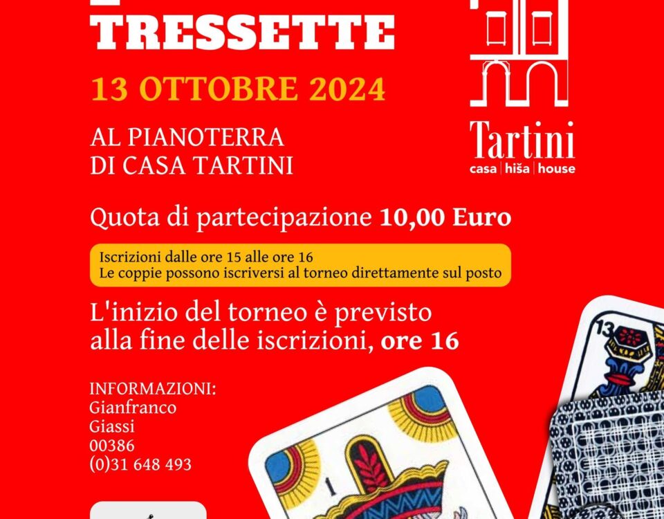 , Gli appuntamenti della settimana dal 7 al 13 ottobre, Comunita degli Italiani Giuseppe Tartini Pirano