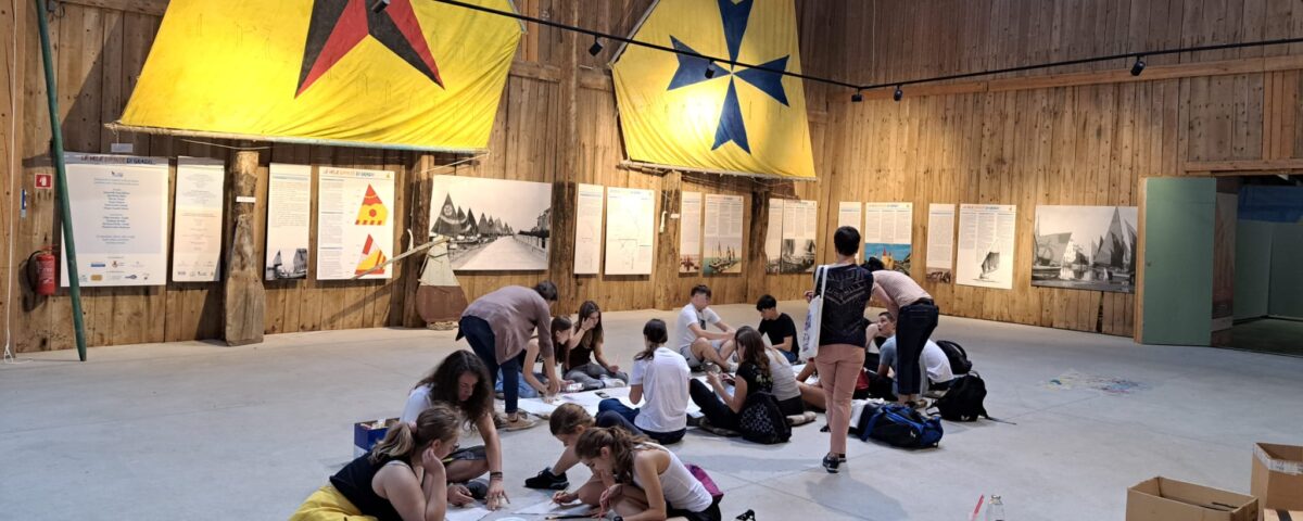 , Foto: Laboratorio alla mostra Le vele del nostro mare, Comunita degli Italiani Giuseppe Tartini Pirano