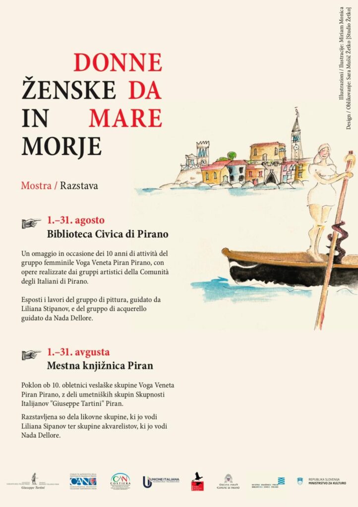 , MOSTRA DONNE DA MARE, Comunita degli Italiani Giuseppe Tartini Pirano