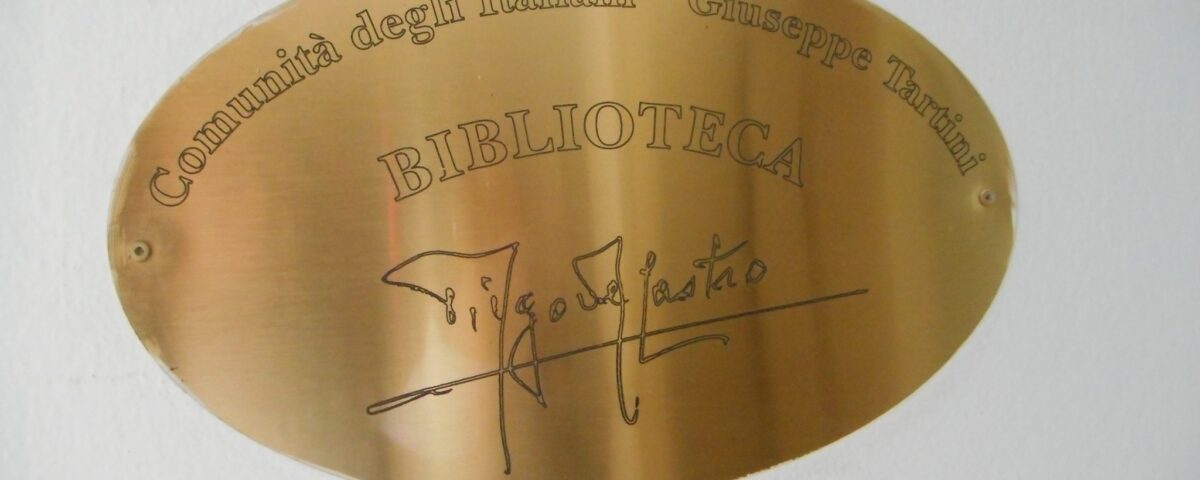 , In ricordo &#8211; Diego de Castro, Comunita degli Italiani Giuseppe Tartini Pirano