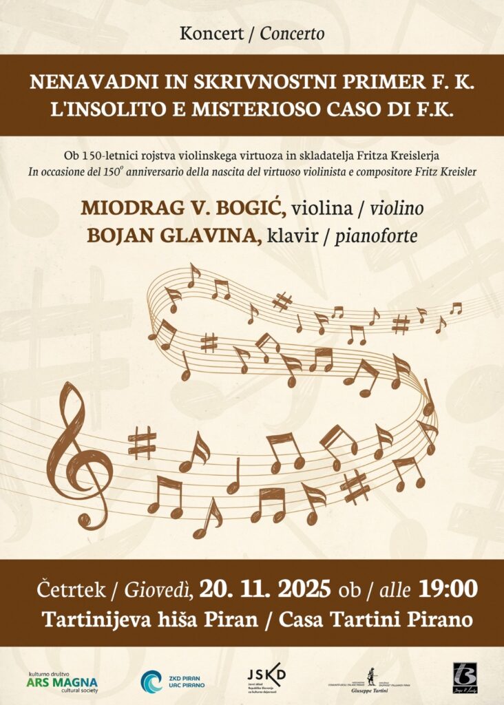 , Dogodki od 17. do 23. novembra, Italijanska skupnost Giuseppe Tartini Piran