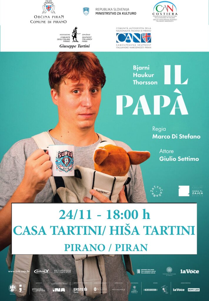 , VABILO &#8211; Dvojno presenečenje v Tartinijevi hiši, ponedeljek, 24. novembra, Italijanska skupnost Giuseppe Tartini Piran