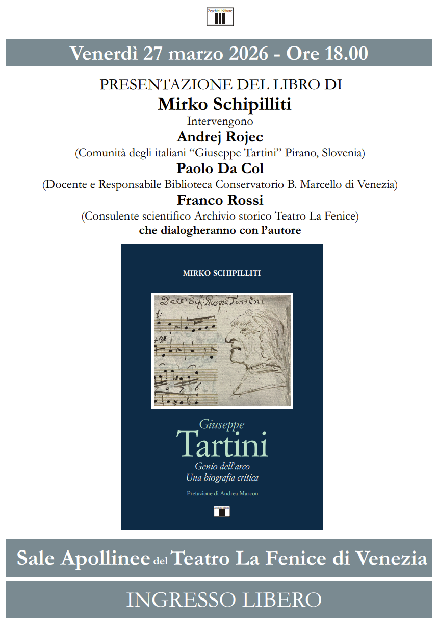 , “Genio dell’arco” al Teatro La Fenice, Comunita degli Italiani Giuseppe Tartini Pirano