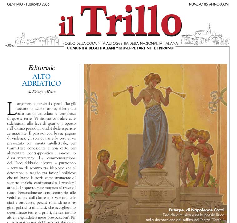 , il Trillo n. 85, Comunita degli Italiani Giuseppe Tartini Pirano