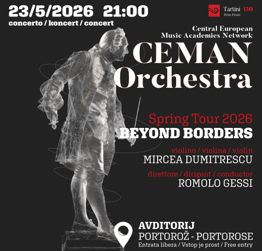, Beyond borders – CEMAN Orchestra tour 2026, Comunita degli Italiani Giuseppe Tartini Pirano