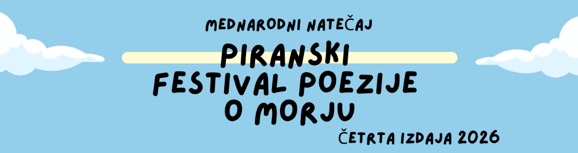 , PIRANSKI FESTIVAL POEZIJE O MORJU – ČETRTA IZDAJA 2026, Italijanska skupnost Giuseppe Tartini Piran